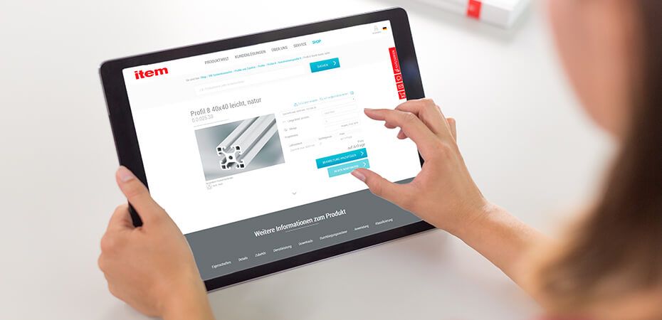 The online shop of item