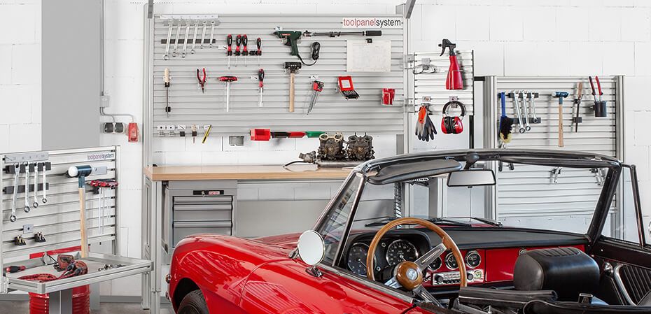 Tool wall: Tool panel system<span style=" font-family: Arial, sans-serif; font-size: 10pt; vertical-align: super; ">®</span>&nbsp;  